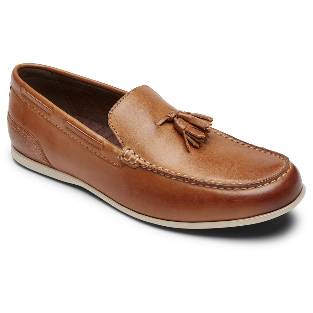 Mocassins Rockport Homem Marrom - Malcom Tassel - 24179DJOZ